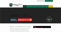 Desktop Screenshot of highlandgreensestates.com